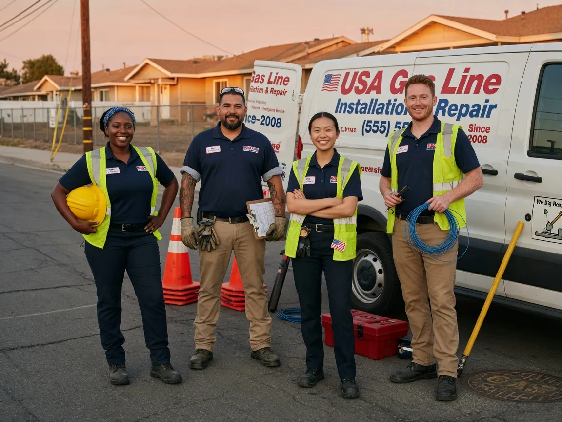 Gas Line Installation company in Otis, LA